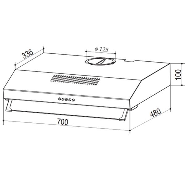 Máy hút mùi cổ điển Bauer BC 0370I