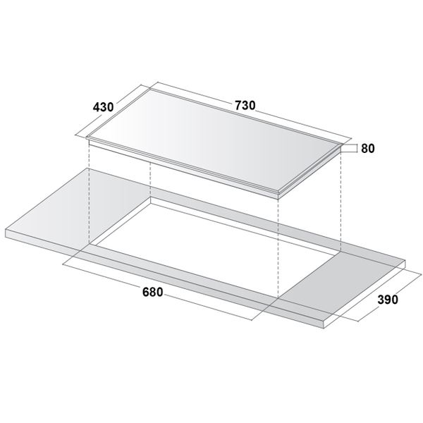 Bếp từ đôi Bauer BE 388SA