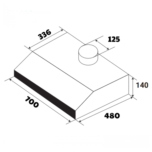 Máy Hút Mùi Cổ Điển KAFF KF 738B