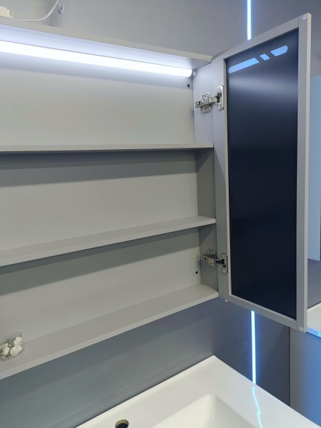 Bộ tủ chậu lavabo, tủ gương phòng tắm TC 025-80