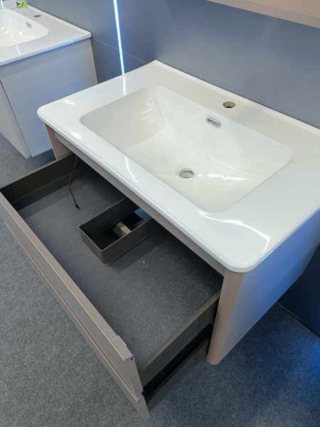 Bộ tủ chậu lavabo, tủ gương phòng tắm TC 032-80