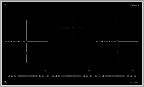 Bếp 3 từ Faster FS 773E | Nhập khẩu Malaysia | Sôi liu diu