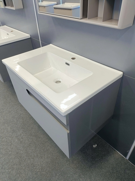 Bộ tủ chậu lavabo, tủ gương phòng tắm TC 021-80