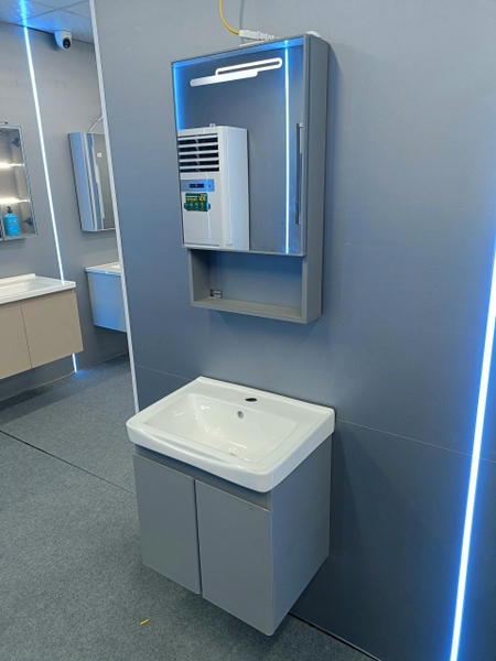 Bộ tủ chậu lavabo, tủ gương phòng tắm TC 020-50