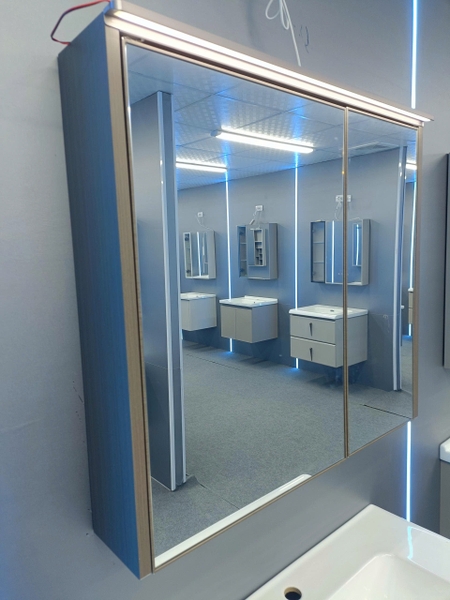 Bộ tủ chậu lavabo, tủ gương phòng tắm TC 031-80