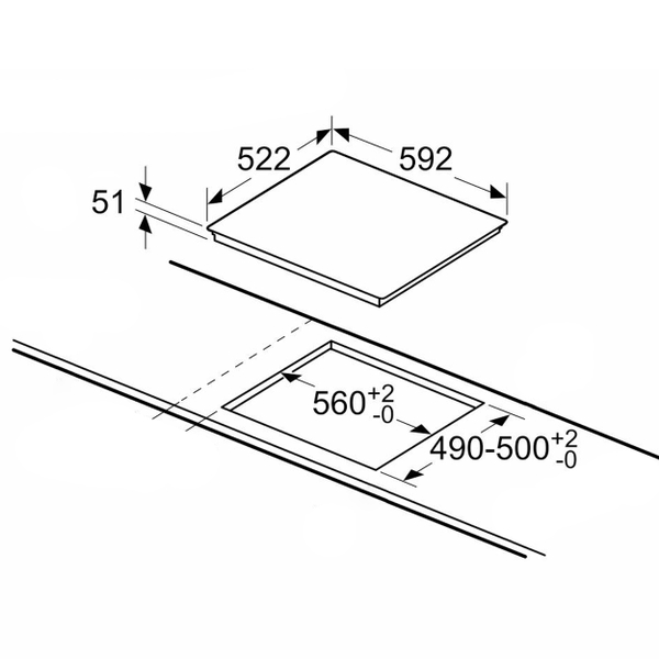 Bếp từ 4 vùng nấu Bosch PUE611BB5E