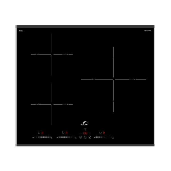 Bếp từ 3 vùng nấu Bauer BEU630GT2E