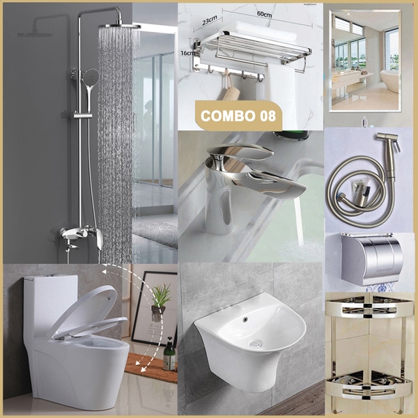 Combo phòng tắm, combo nhà tắm 08