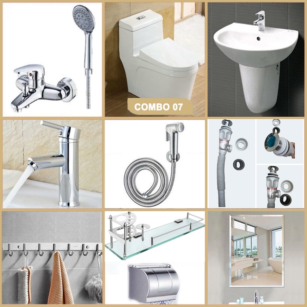 Combo phòng tắm, combo nhà tắm 07
