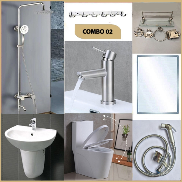 Combo phòng tắm, combo nhà tắm 02