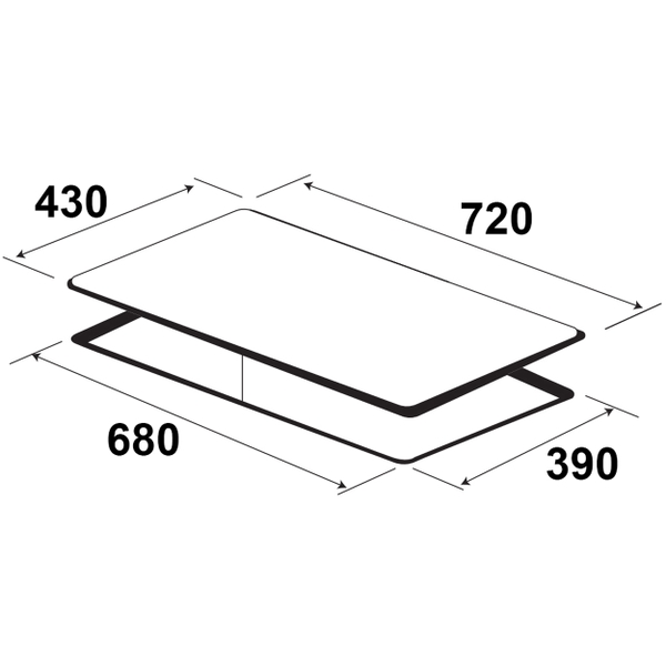 Bếp 1 từ 1 hồng ngoại KAFF KF – 308IC