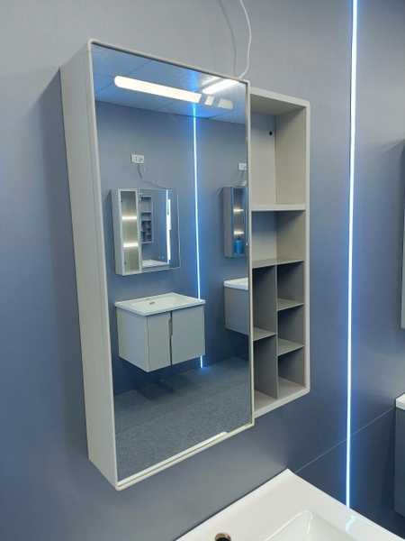 Bộ tủ chậu lavabo, tủ gương phòng tắm TC 017-60