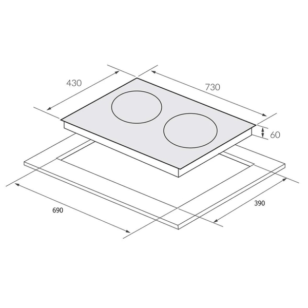 Bếp từ đôi Canzy CZ TL0887