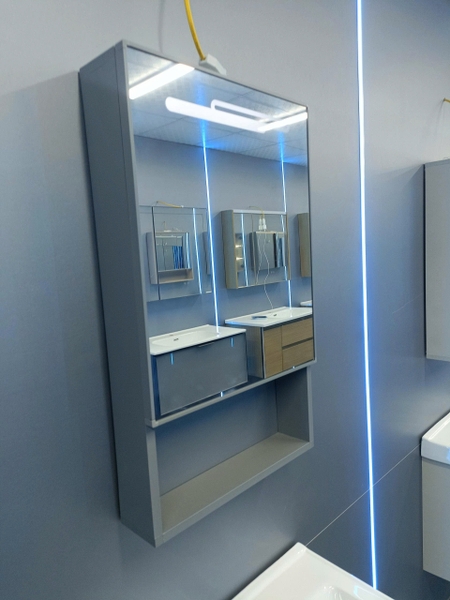 Bộ tủ chậu lavabo, tủ gương phòng tắm TC 020-50