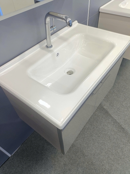 Bộ tủ chậu lavabo, tủ gương phòng tắm TC 012-80