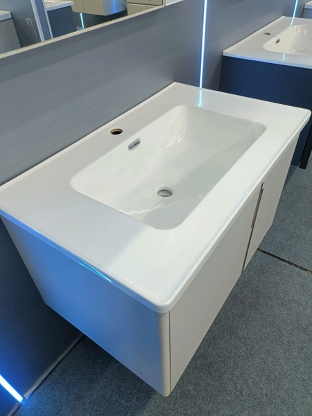 Bộ tủ chậu lavabo, tủ gương phòng tắm TC 028 -80