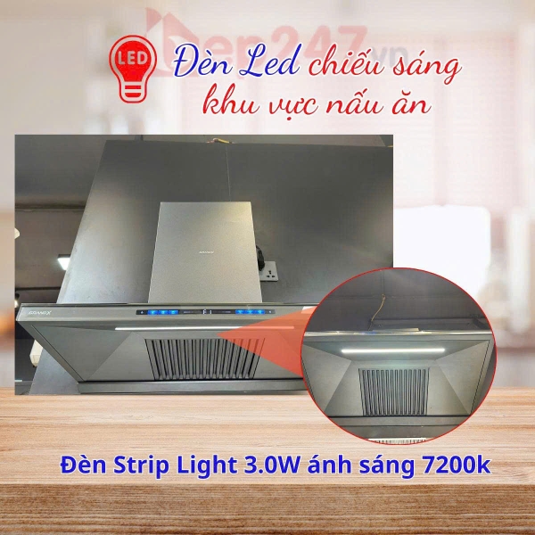 Máy hút mùi GrandX GX H70T81SG