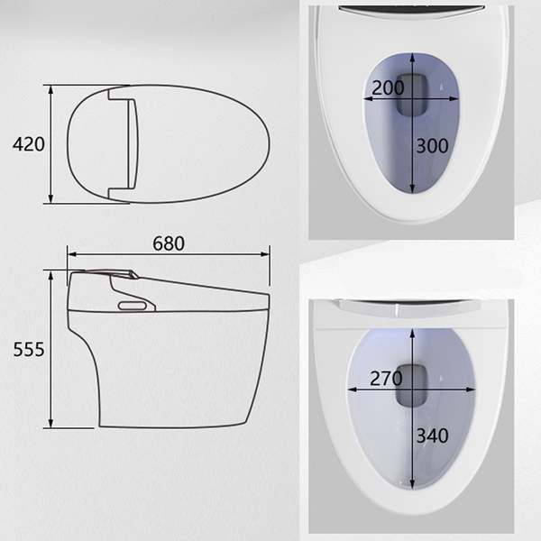 Bồn cầu thông minh CR 205S