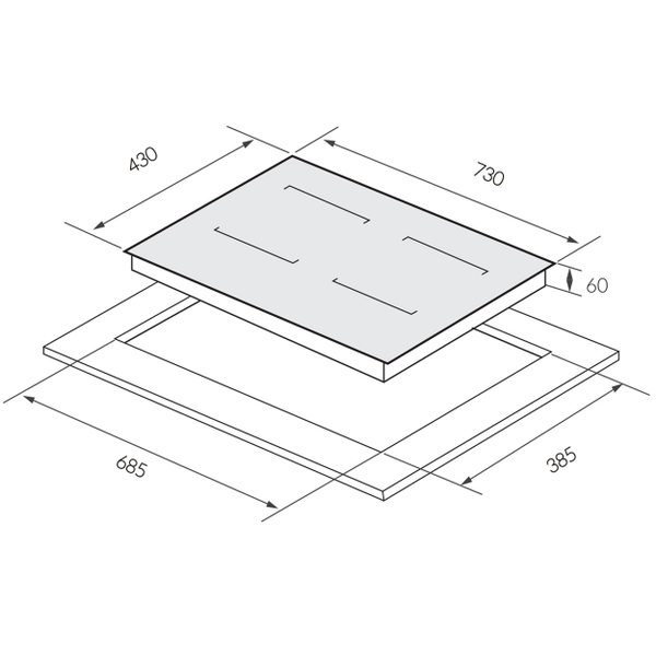 Bếp từ Đôi GrandX GX IH675SE