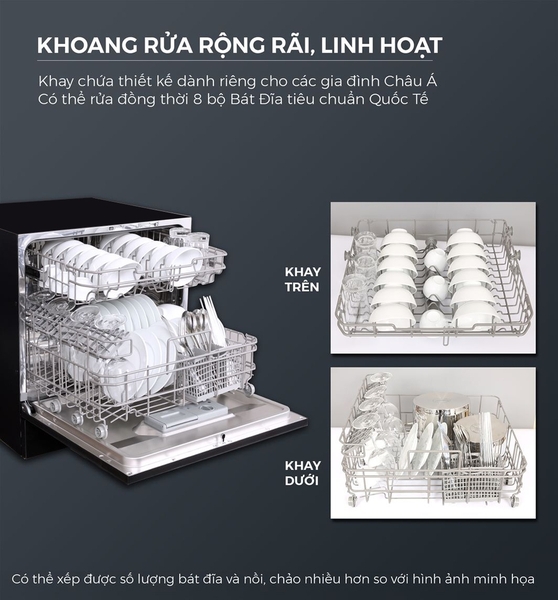 Máy rửa bát SMS 08 Plus 1/ DW
