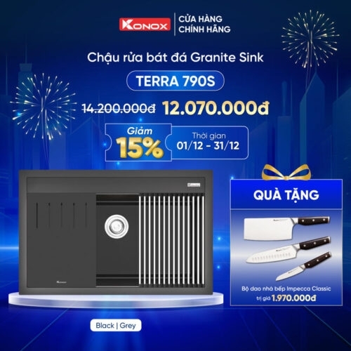 Chậu rửa bát Konox Granite Sink Terra 790S