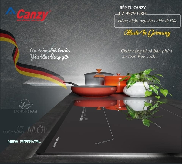Bếp từ Canzy CZ 9979 GRC