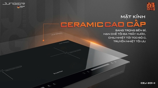 Bếp từ đôi Junger CEJ-201-II