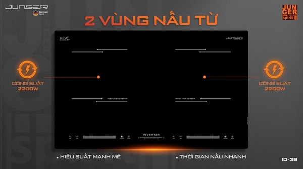 Bếp từ đôi Junger ID-39