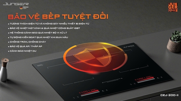 Bếp từ đôi Junger CEJ-200-II