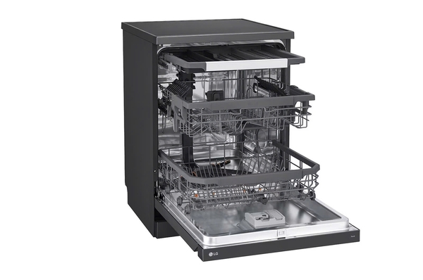 Máy rửa bát LG Quadwash TrueSteam™ màu đen LDT14BLA4