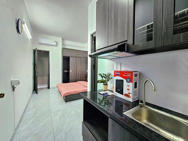 Bếp từ, hút mùi, chậu rửa bát cho công trình, dự án, chung cư mini