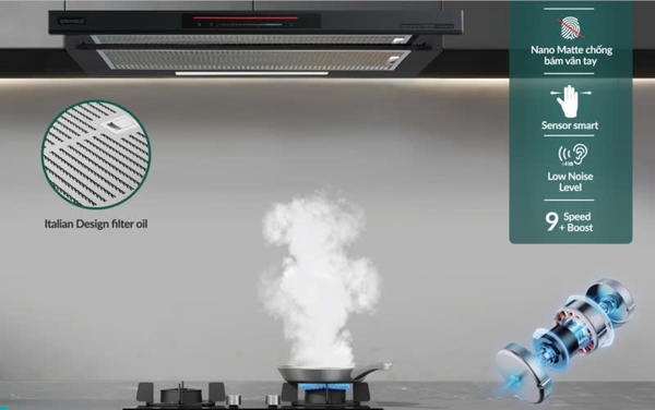 Máy Hút Mùi GRANDX GX H70F72B