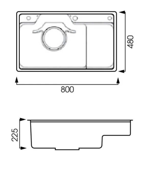 Chậu rửa bát NoBiNox NH905