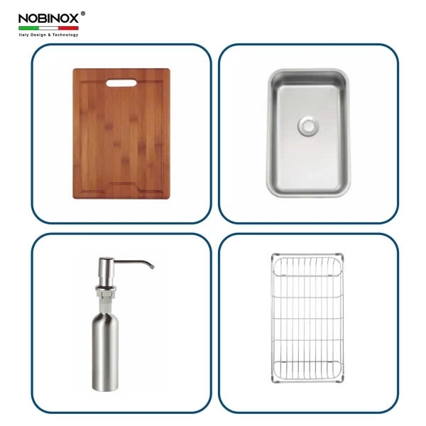 Chậu rửa bát NoBiNox NL725D