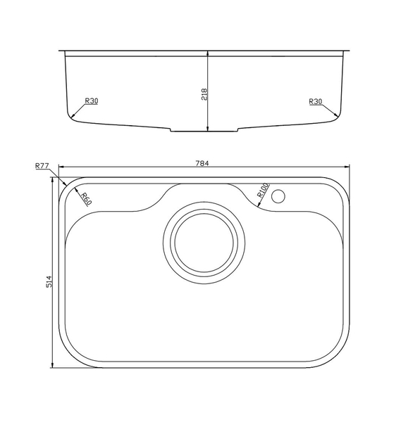 Chậu rửa bát NoBiNox NN975D