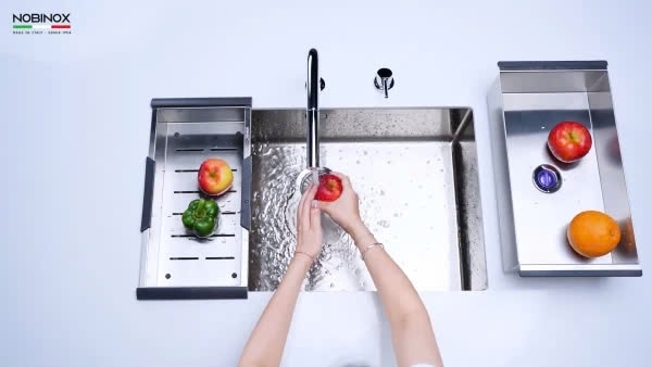 Chậu rửa bát NoBiNox NT670U