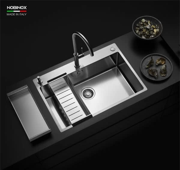 Chậu rửa bát NoBiNox NT675T