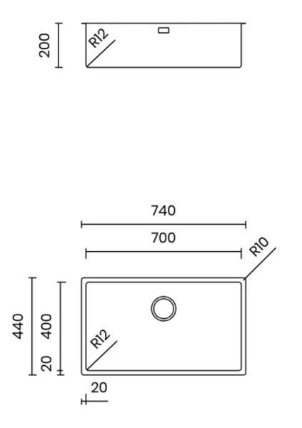 Chậu rửa bát NoBiNox NT622N