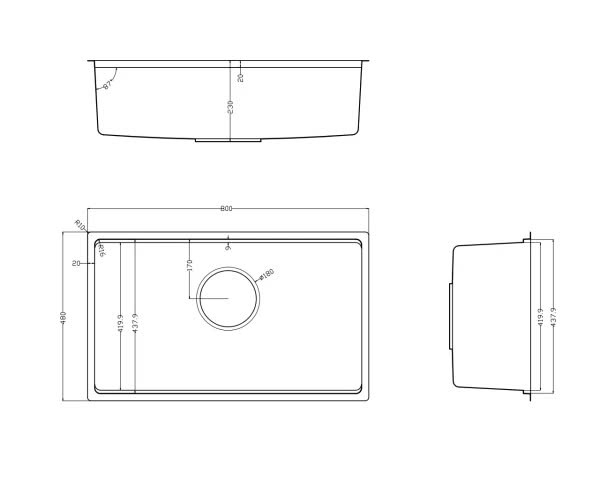 Chậu rửa bát NoBiNox NN974DT