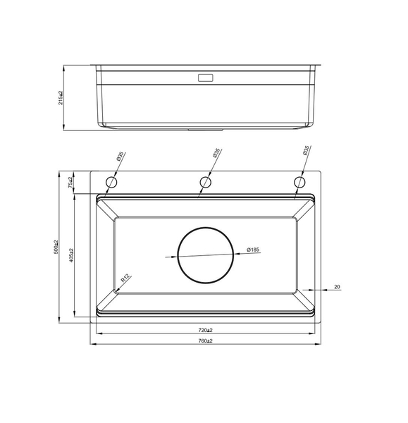 Chậu rửa bát NoBiNox NJ560D