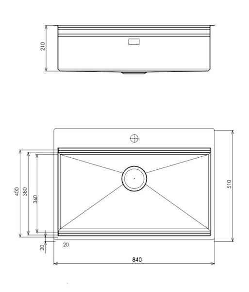 Chậu rửa bát NoBiNox NT685T