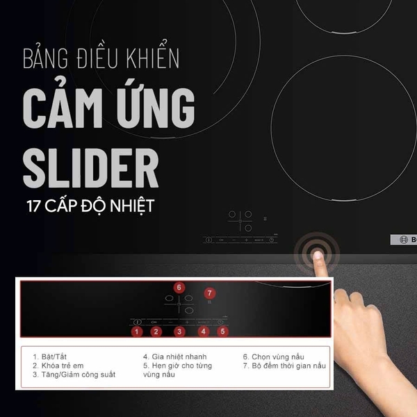 Bếp từ đôi Bosch PIJ631BB5E Seri 4