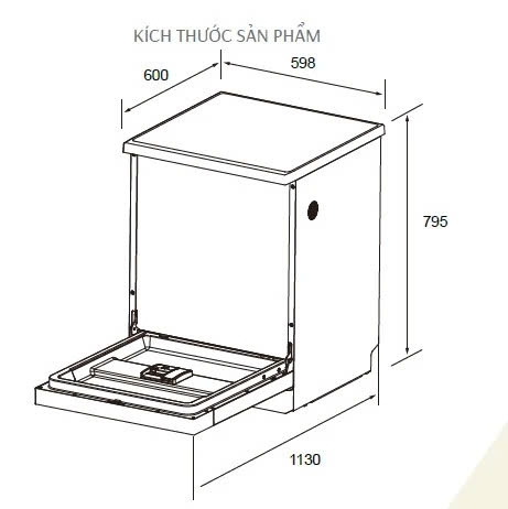 Máy Rửa Chén Canzy CZ WSG14PTC