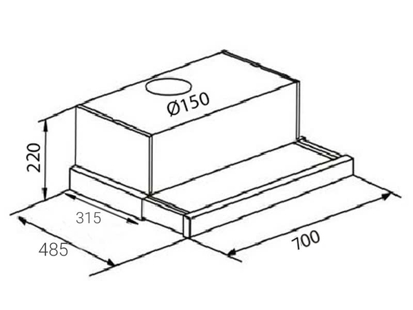 Máy Hút Mùi Chefs EH-R906E7S/W