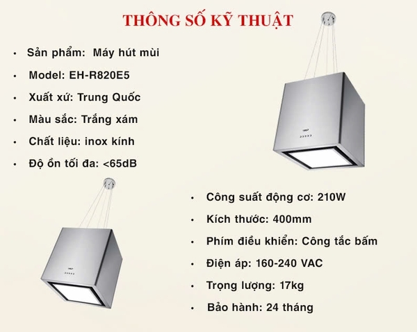 Máy Hút Mùi Chefs EH-R820E5