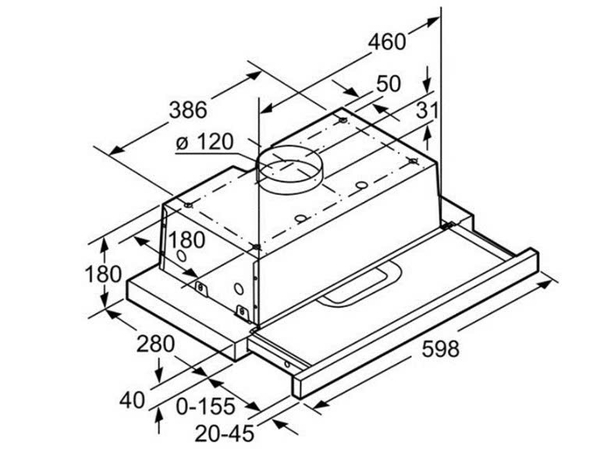 Máy hút mùi Bosch DFT63AC50