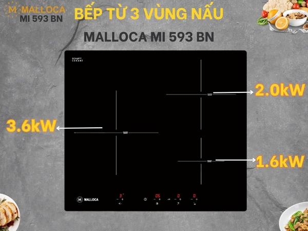 Bếp từ MALLOCA MI 593 B