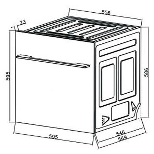 Máy rửa chén MALLOCA WQP6-87CP