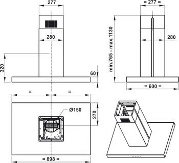 Máy Hút Mùi Hafele HH-IS90A 539.81.715