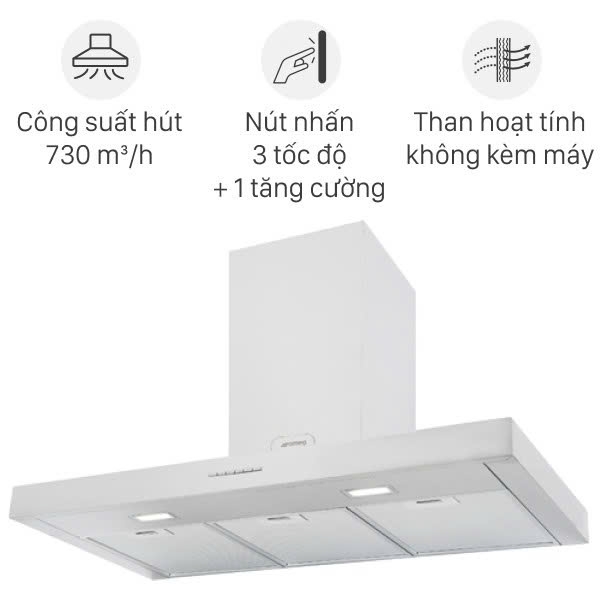 Máy hút mùi Smeg KBT900XE 536.84.493